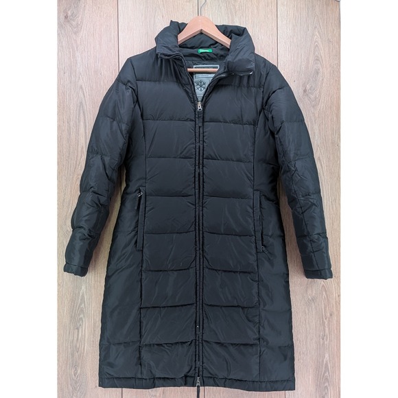 Jackets & Blazers - United Colors of Benetton Black Down Puffer Coat Women's Small
